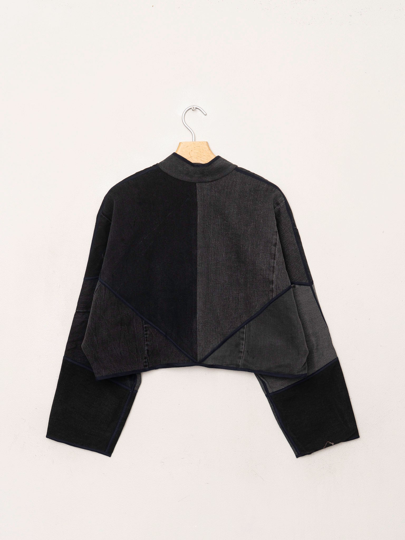 The Kaira Cropped Denim Jacket - Large