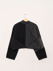 The Kaira Cropped Denim Jacket - Large