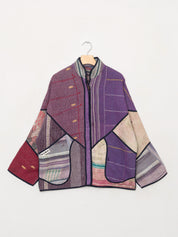 The Ladhiya Quilted Patchwork Kantha Jacket