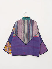 The Ladhiya Quilted Patchwork Kantha Jacket