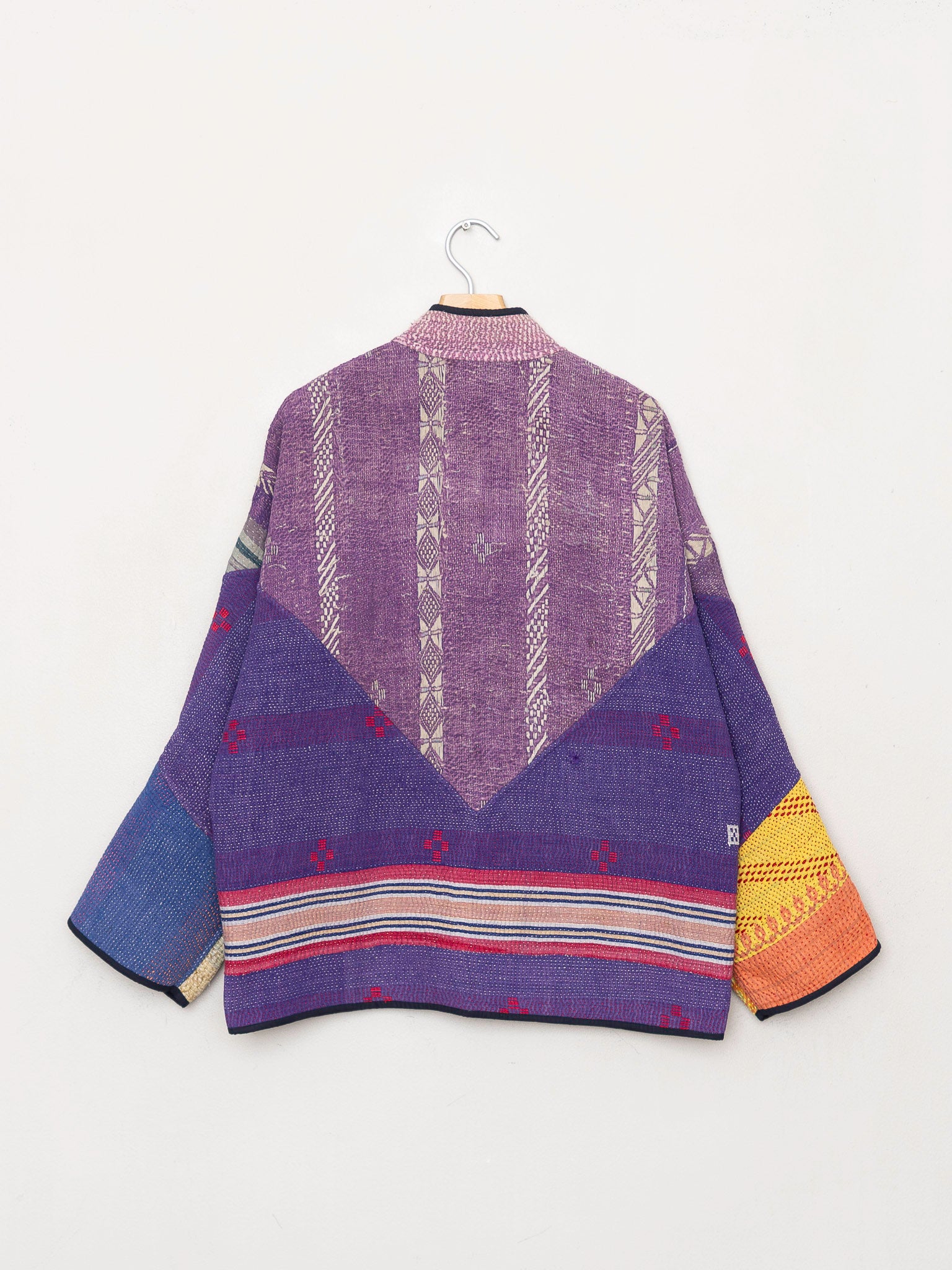The Ladhiya Quilted Patchwork Kantha Jacket