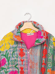 The Shira Quilted Puffer Bomber Jacket