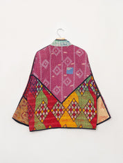 The Ladhiya Quilted Patchwork Kantha Jacket