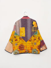 The Ladhiya Quilted Patchwork Kantha Jacket