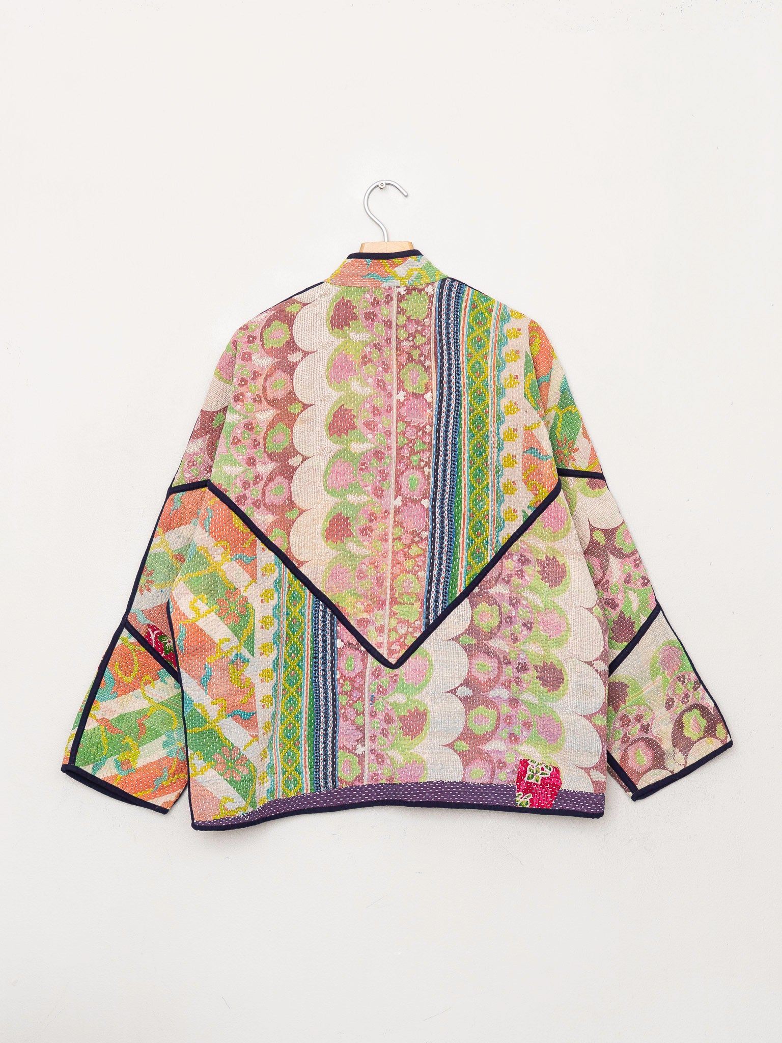 The Ladhiya Quilted Patchwork Kantha Jacket