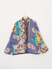 The Ladhiya Quilted Patchwork Kantha Jacket