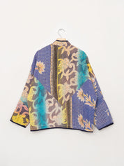 The Ladhiya Quilted Patchwork Kantha Jacket