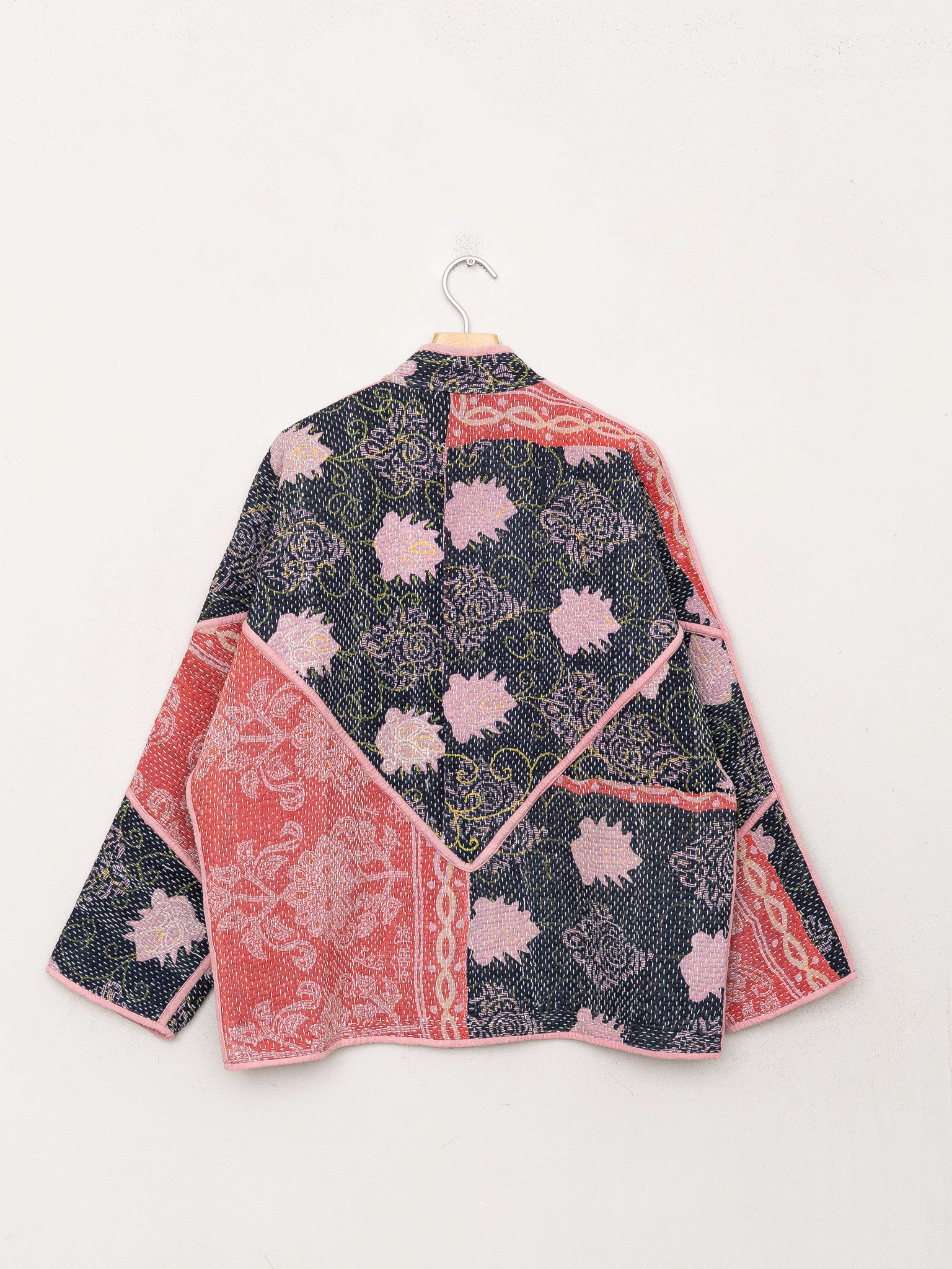 The Ladhiya Quilted Patchwork Kantha Jacket Wholesale