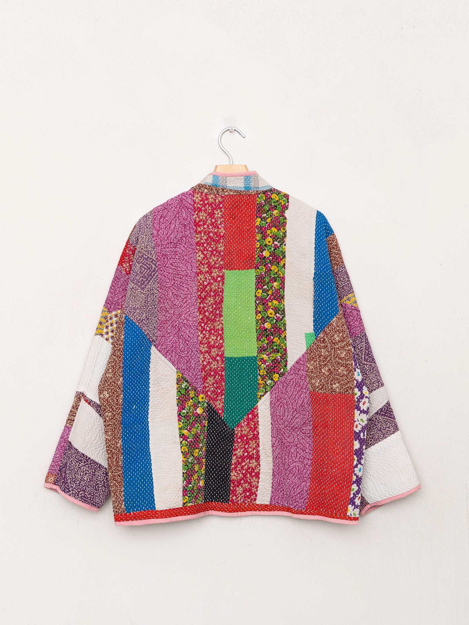 The Ladhiya Quilted Patchwork Kantha Jacket Wholesale