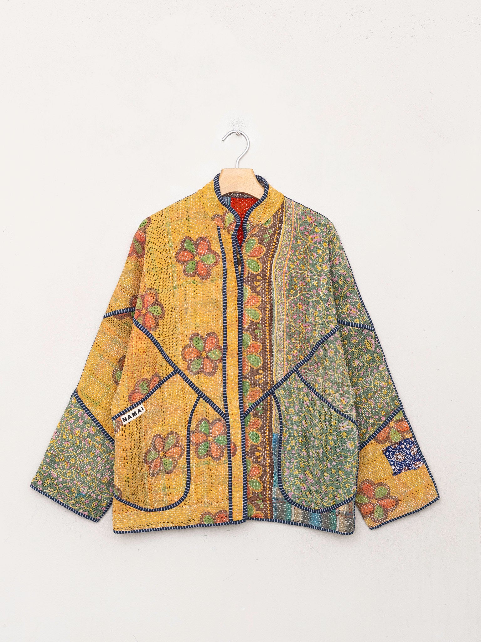 The Ladhiya Quilted Patchwork Kantha Jacket Wholesale