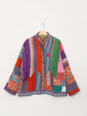 The Ladhiya Quilted Patchwork Kantha Jacket Wholesale
