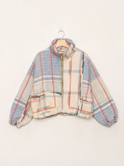 The Shira Quilted Puffer Bomber Jacket