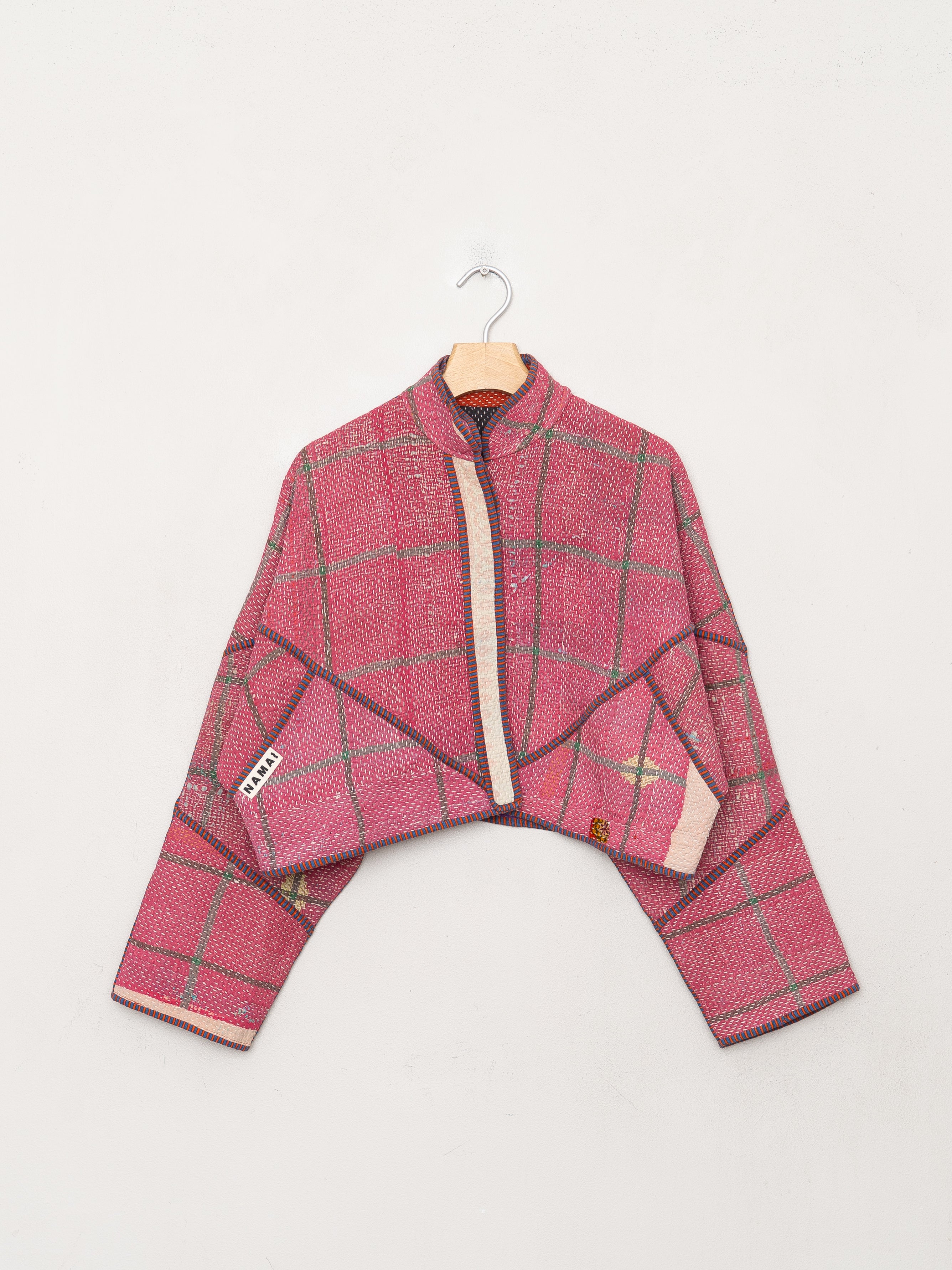 The Kaira Cropped Quilted Patchwork Kantha Jacket Wholesale