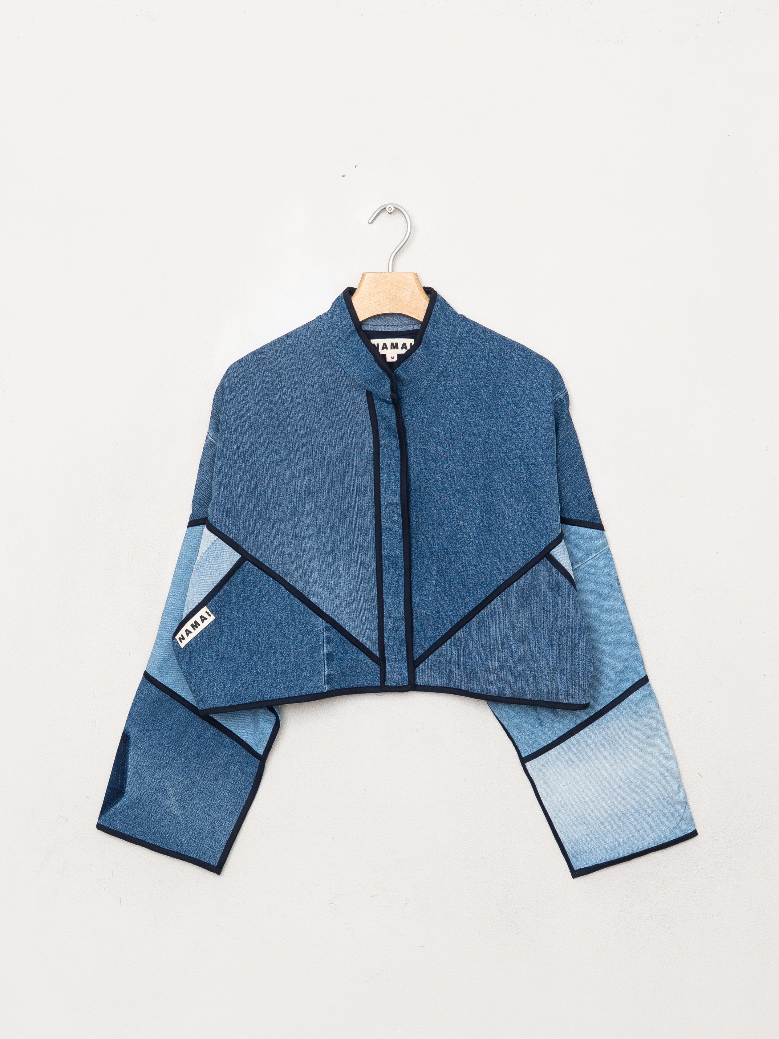 The Kaira Cropped Denim Jacket - Medium