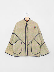 The Ladhiya Quilted Patchwork Kantha Jacket