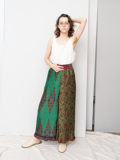The Tanvi Upcycled Pleated Pant  - Small