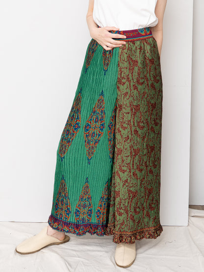 The Tanvi Upcycled Pleated Pant  - Small