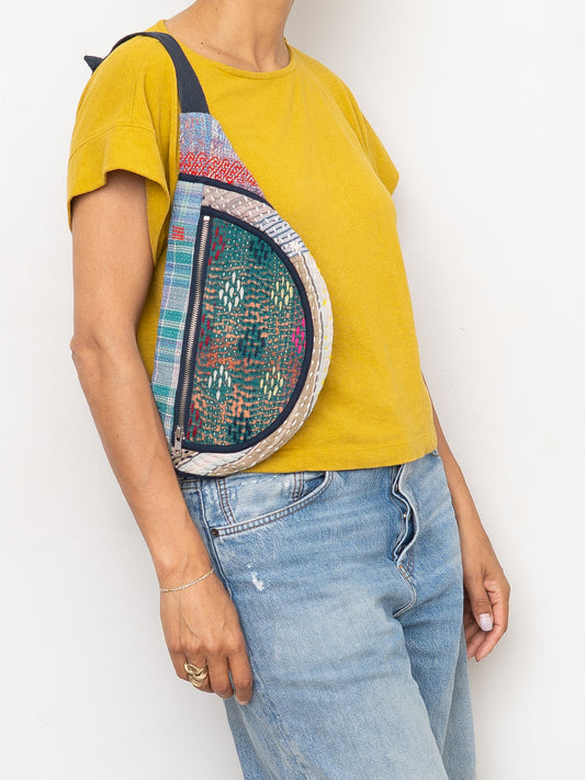 The Faiza Quilted Kantha Belt Bag