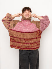 The Vishnu Knitted Silk Roll-Neck Sweater