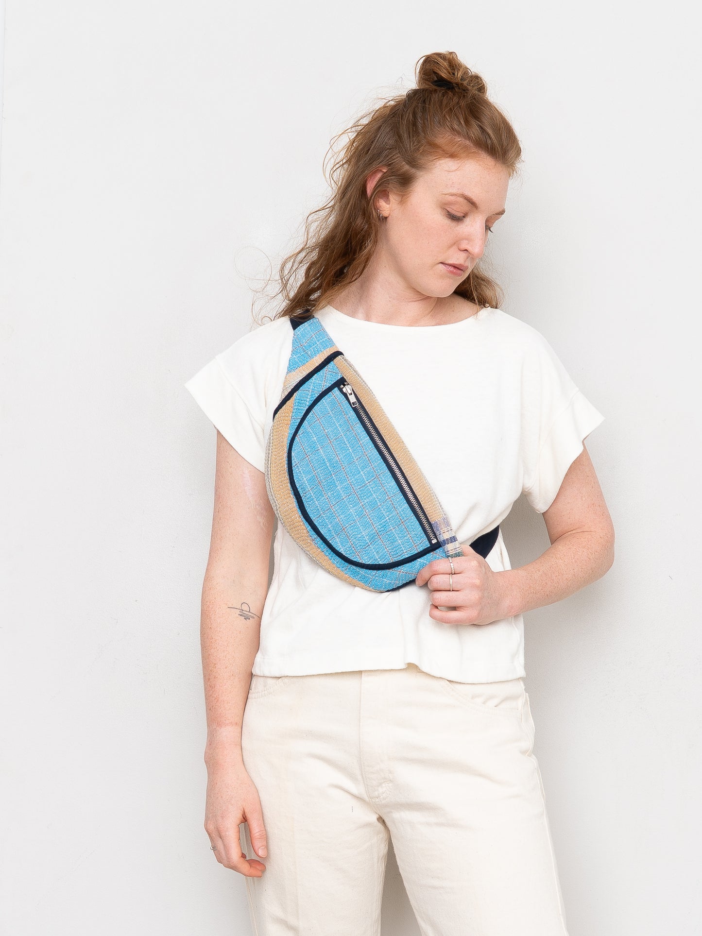 The Faiza Quilted Kantha Belt Bag