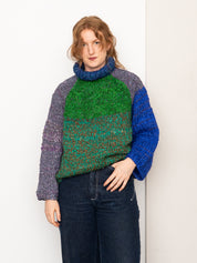 The Vishnu Knitted Silk Roll-Neck Sweater