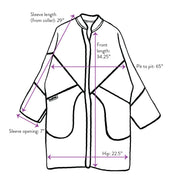 The Sai Quilted Indigo Kantha Coat