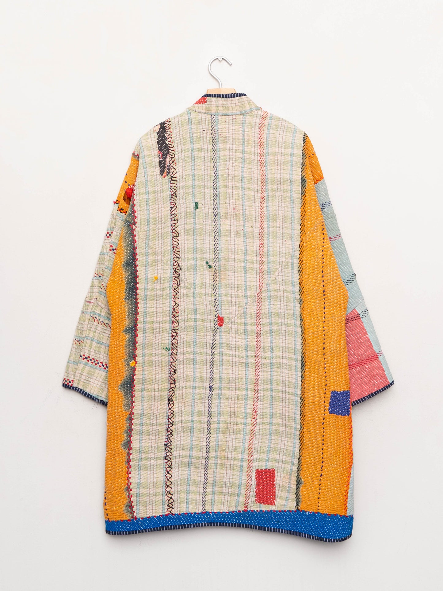 The Sai Quilted Patchwork Kantha Coat