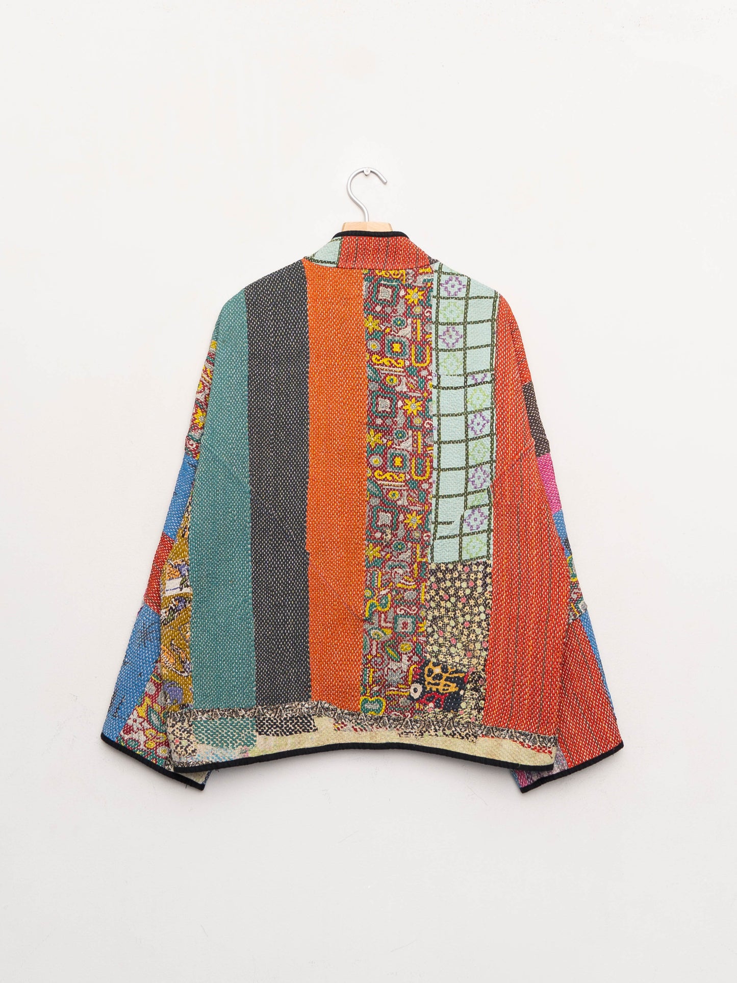 The Ladhiya Quilted Patchwork Kantha Jacket