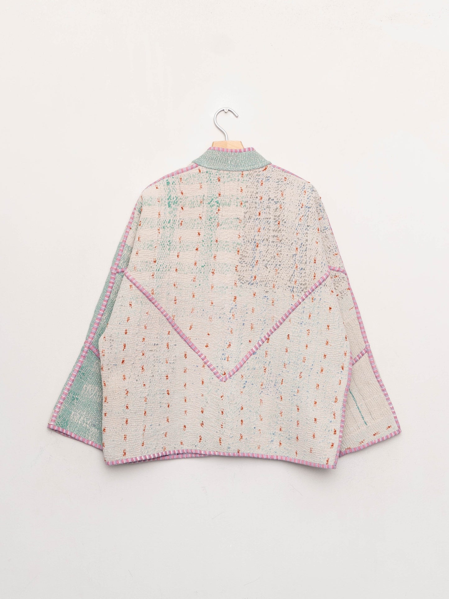 The Ladhiya Quilted Patchwork Kantha Jacket