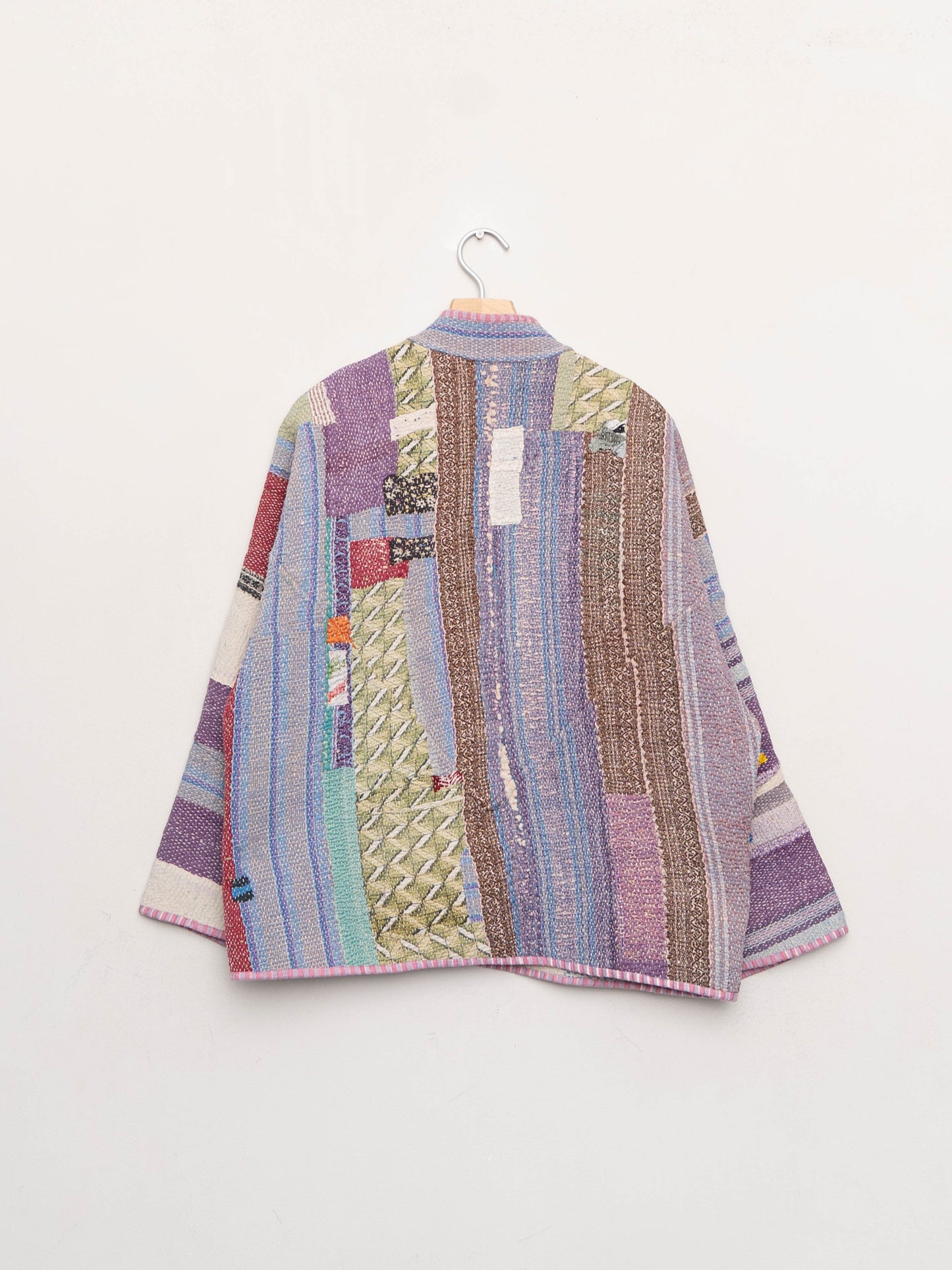 The Ladhiya Quilted Patchwork Kantha Jacket