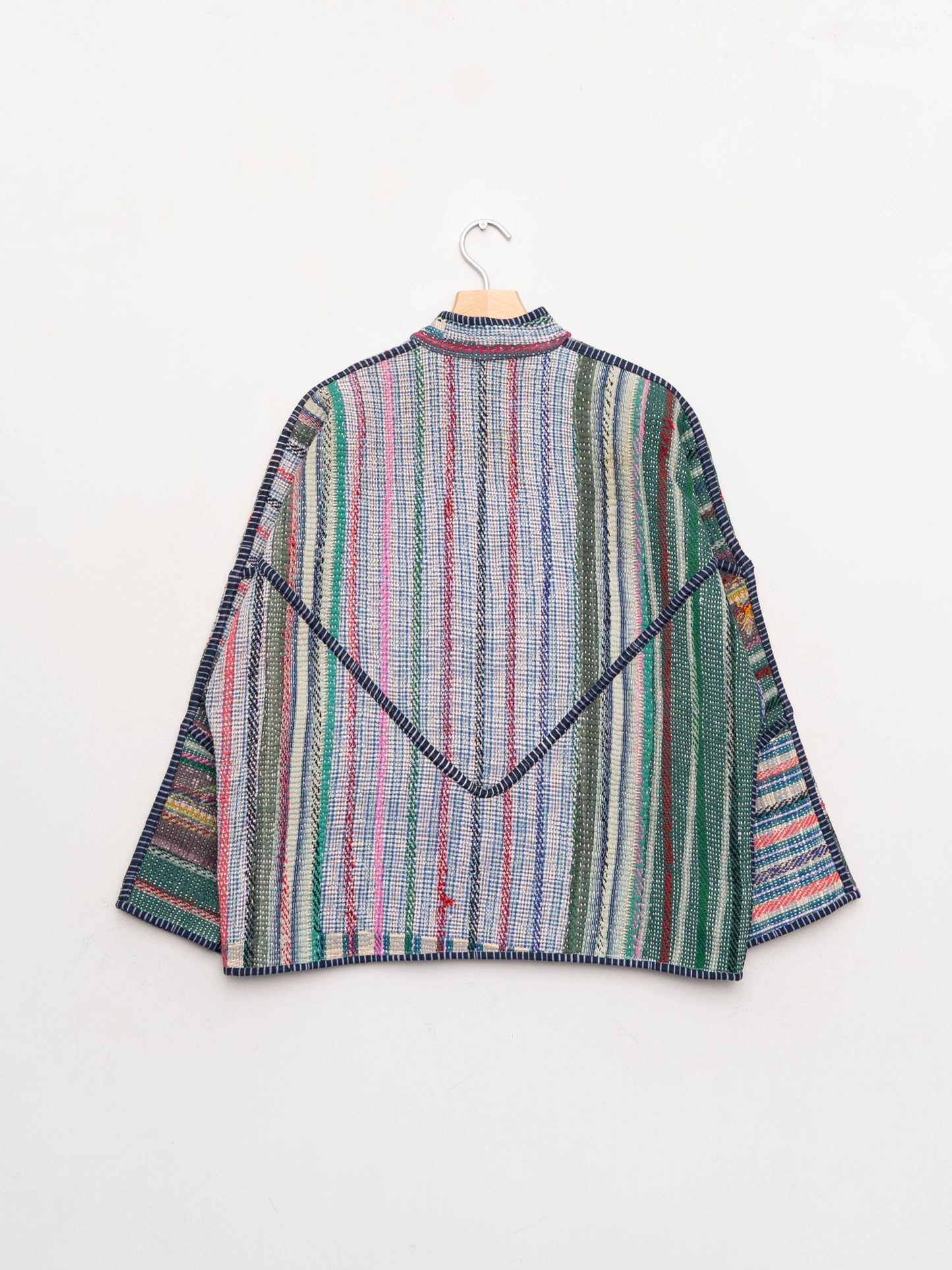 The Ladhiya Quilted Patchwork Kantha Jacket