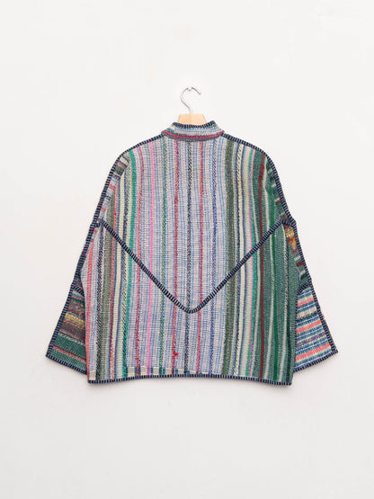 The Ladhiya Quilted Patchwork Kantha Jacket