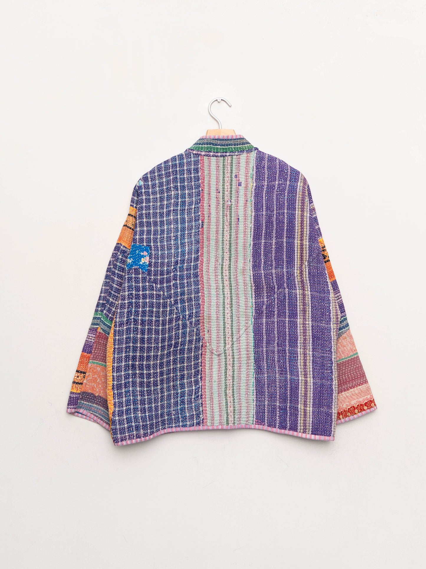 The Ladhiya Quilted Patchwork Kantha Jacket