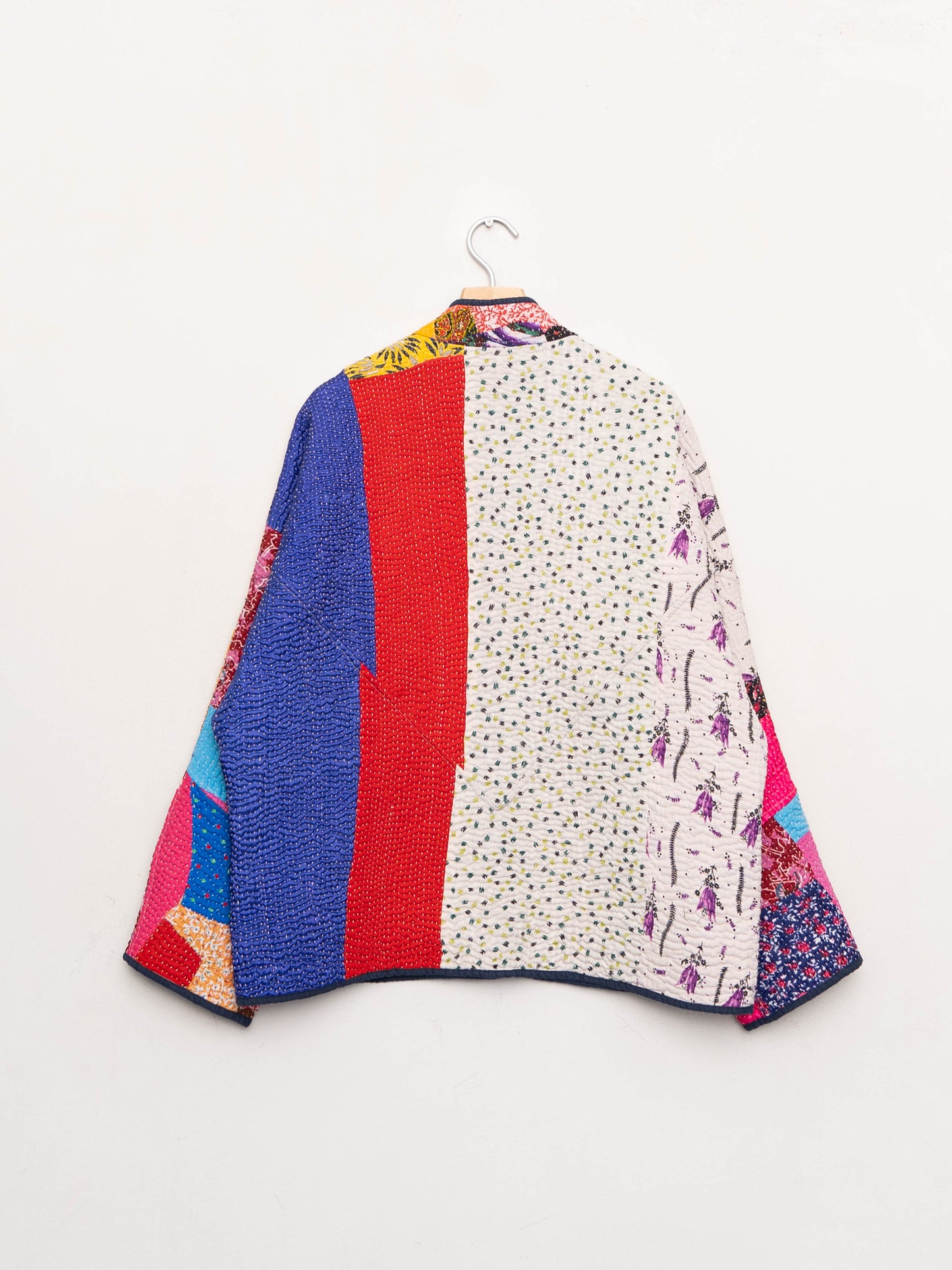 The Ladhiya Quilted Patchwork Kantha Jacket