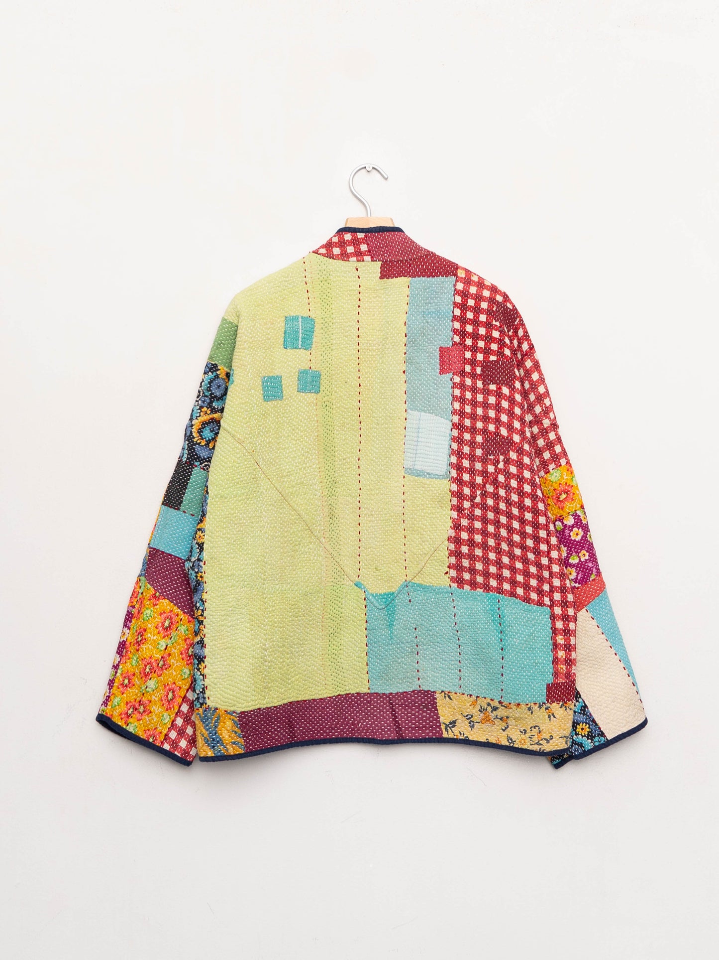 The Ladhiya Quilted Patchwork Kantha Jacket