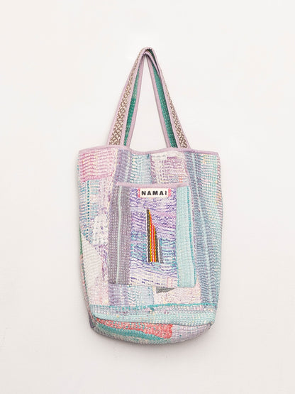 The Xoti II Zero-Waste Quilted Kantha Bag