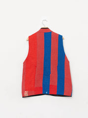 The Ladhiya Quilted Patchwork Kantha Vest