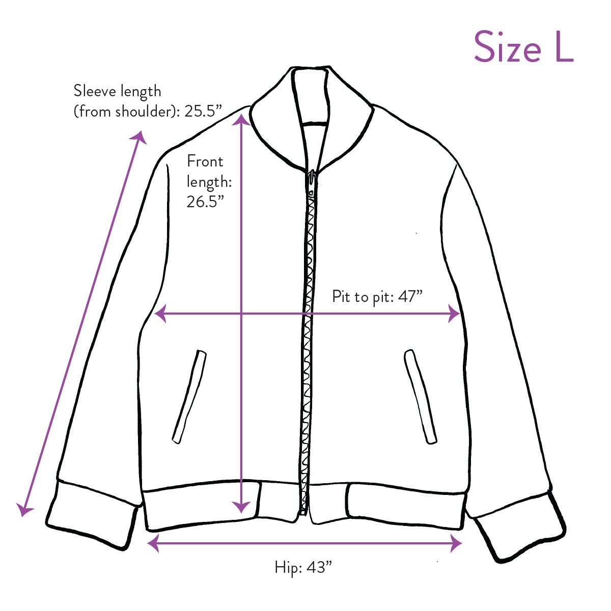 The Veda Denim Bomber Jacket - Large