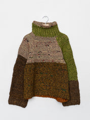 The Vishnu Knitted Silk Roll-Neck Sweater