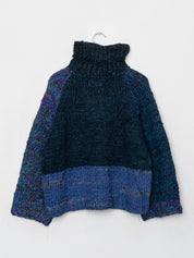 The Vishnu Knitted Silk Roll-Neck Sweater