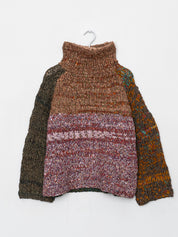 The Vishnu Knitted Silk Roll-Neck Sweater