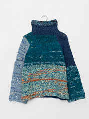 The Vishnu Knitted Silk Roll-Neck Sweater