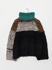 The Vishnu Knitted Silk Roll-Neck Sweater