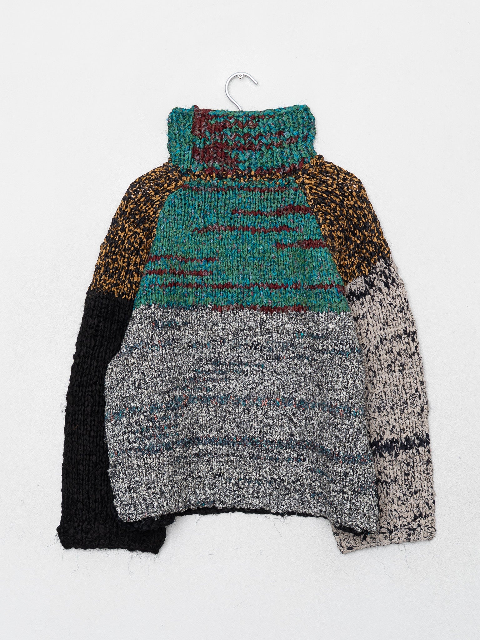 The Vishnu Knitted Silk Roll-Neck Sweater