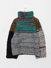 The Vishnu Knitted Silk Roll-Neck Sweater