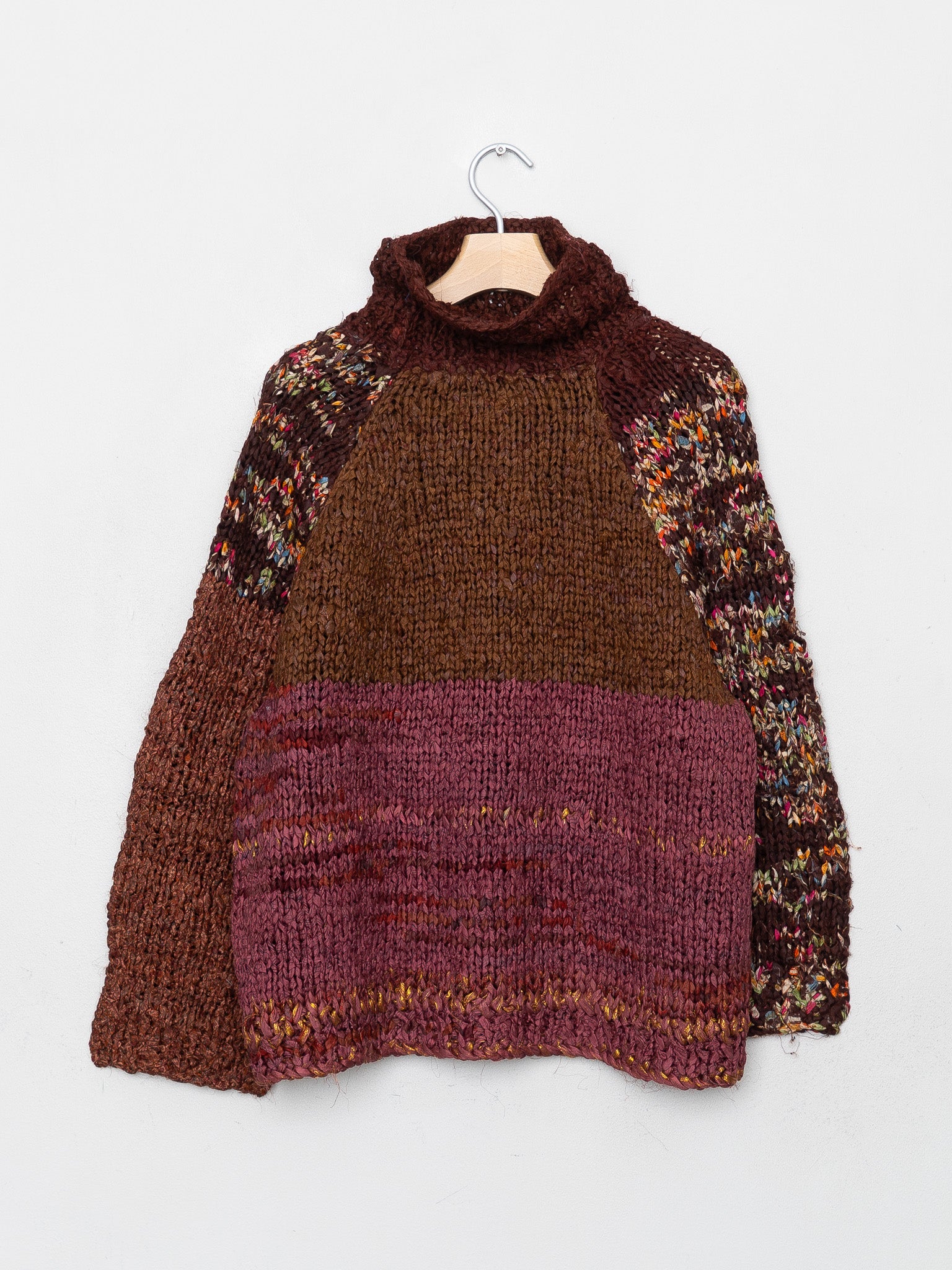 The Vishnu Knitted Silk Roll-Neck Sweater