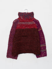 The Vishnu Knitted Silk Roll-Neck Sweater