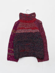 The Vishnu Knitted Silk Roll-Neck Sweater