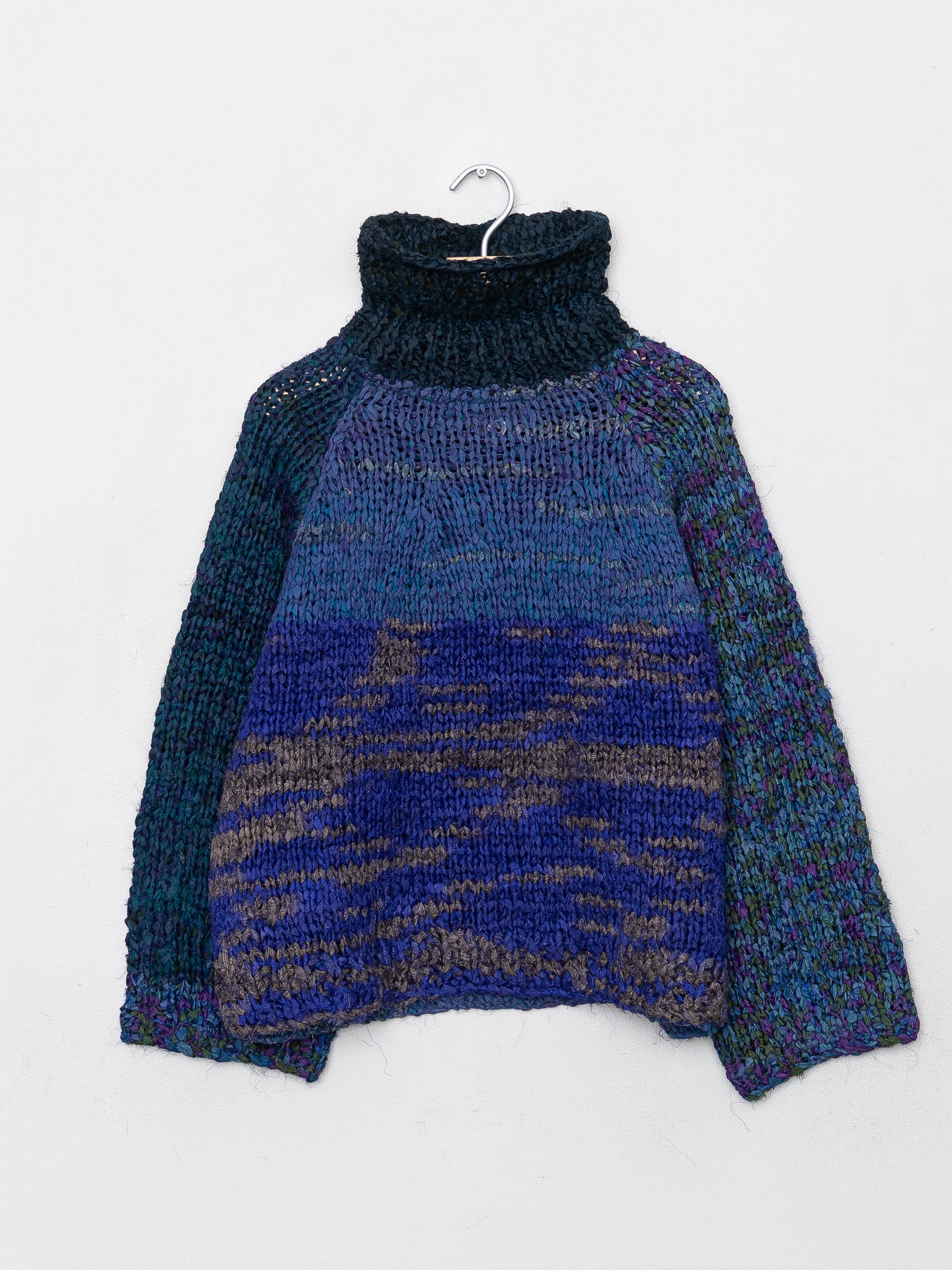 The Vishnu Knitted Silk Roll-Neck Sweater