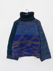 The Vishnu Knitted Silk Roll-Neck Sweater